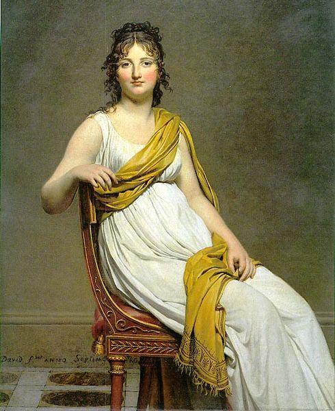 David, Jacques-Louis Madame Raymond de Verninac Germany oil painting art